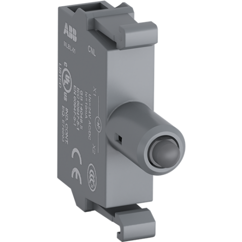 MLBL-01R (Dahili korumalı ledli blok, 24VAC/DC , Kırmızı)