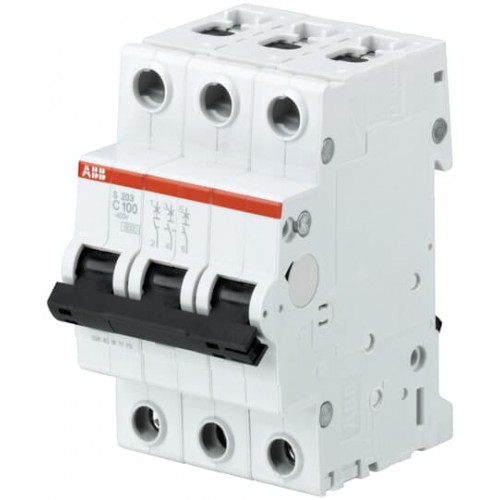 S 203-C 80 (3x80A - 6kA - C tipi Anahtarlı Otomatik Sigorta) S 203-C 80 (3x80A - 6kA - C tipi Anahtarlı Otomatik Sigorta)