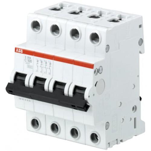S 204-C 80 (4x80A - 6kA - C tipi Anahtarlı Otomatik Sigorta)