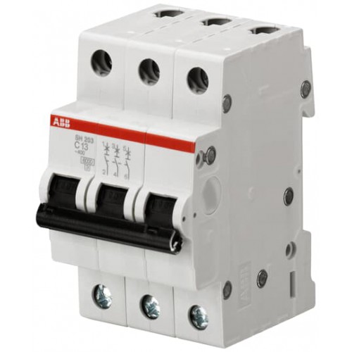 SH 203-C 40 (3x40A - 6kA - C tipi Anahtarlı Otomatik Sigorta)