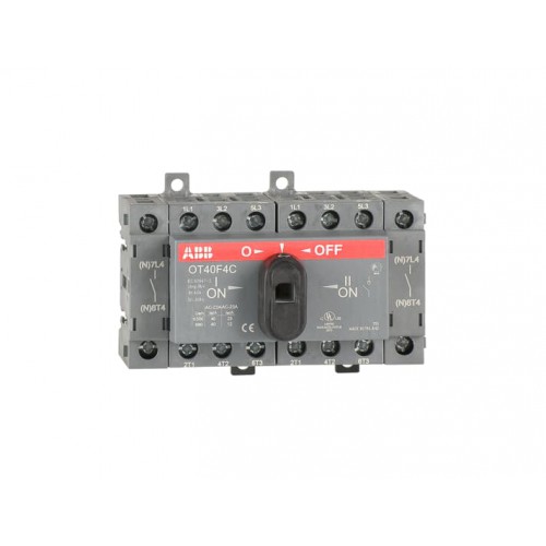 OT40F4C (40A, 4 kutup EL İLE KUMANDALI TRANSFER ŞALTERİ) OT40F4C (40A, 4 kutup EL İLE KUMANDALI TRANSFER ŞALTERİ)