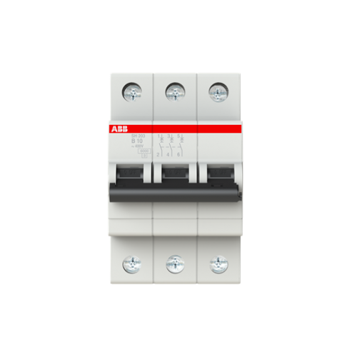 SH 203-B 10 (3x10A - 6kA - B tipi Anahtarlı Otomatik Sigorta) SH 203-B 10 (3x10A - 6kA - B tipi Anahtarlı Otomatik Sigorta)