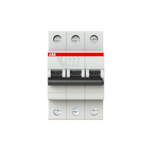 SH 203-C 32 (3x32A - 6kA - C tipi Anahtarlı Otomatik Sigorta)