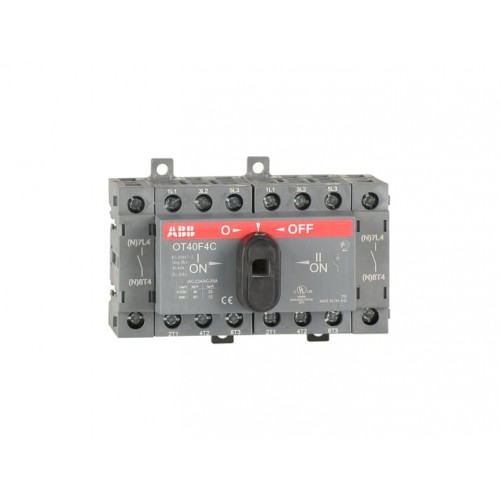 OT40F4C (40A, 4 kutup EL İLE KUMANDALI TRANSFER ŞALTERİ)