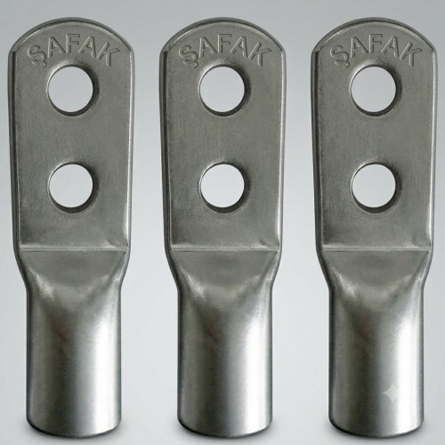 CD 07012-60 (Euro Tip Çift Delikli 70mm² M12 60mm Pabucu)