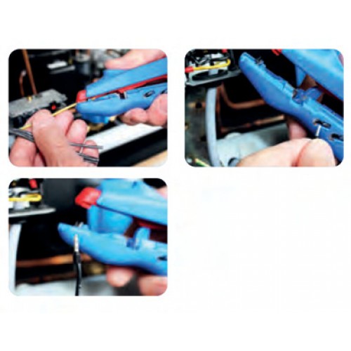 NO-300 (0.5-6mm² DIN 46228-2 Kablo Sıyırıcı 160mm)