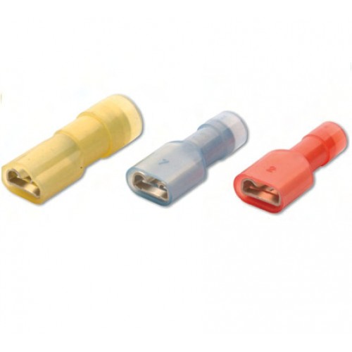 FFD-1288 (0.50-1.50mm² 0.8x2.80mm Tam İzoleli Dişi Faston Kablo Ucu